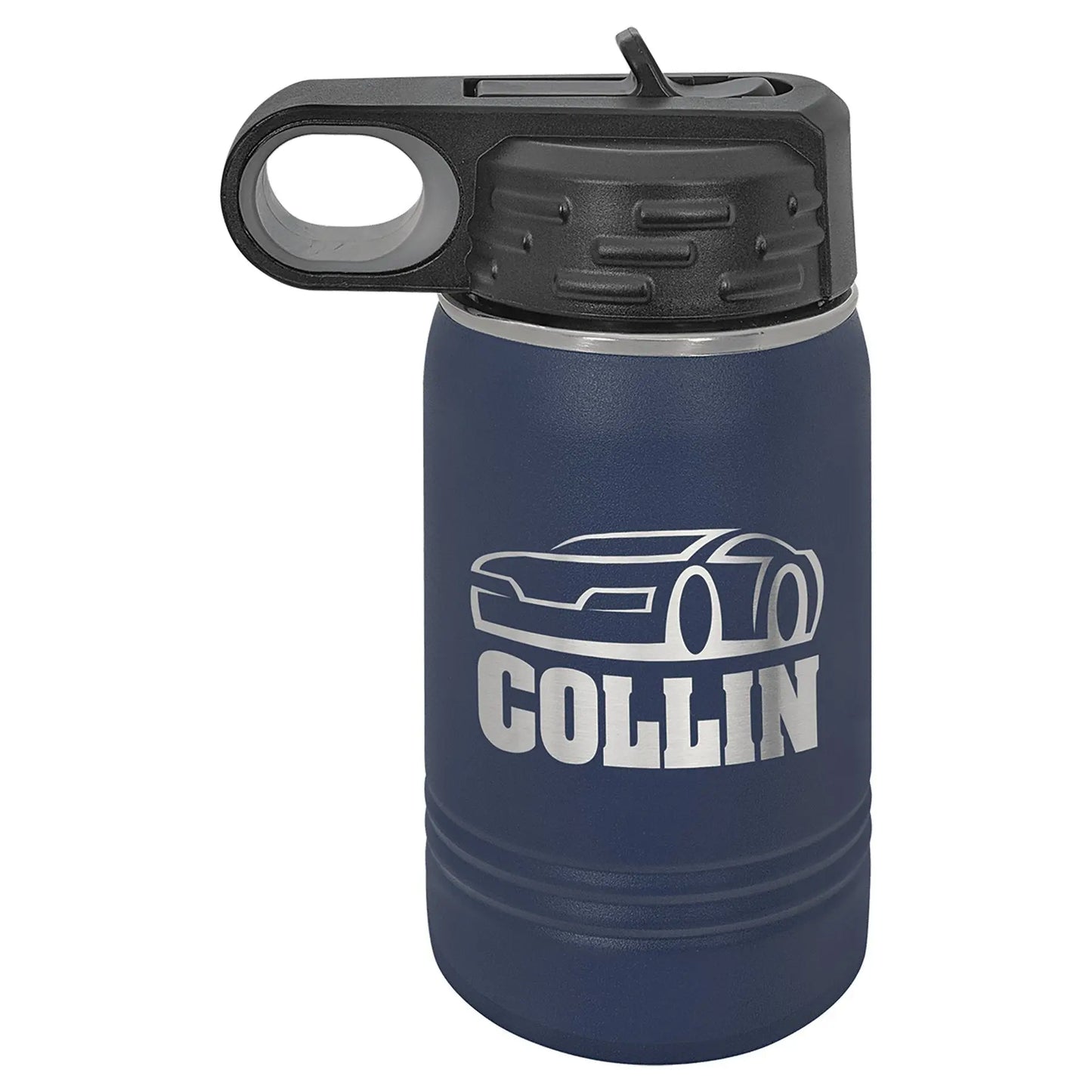 12 oz. Water Bottle - Stainless Steel - Custom - Smalltown Connetchin