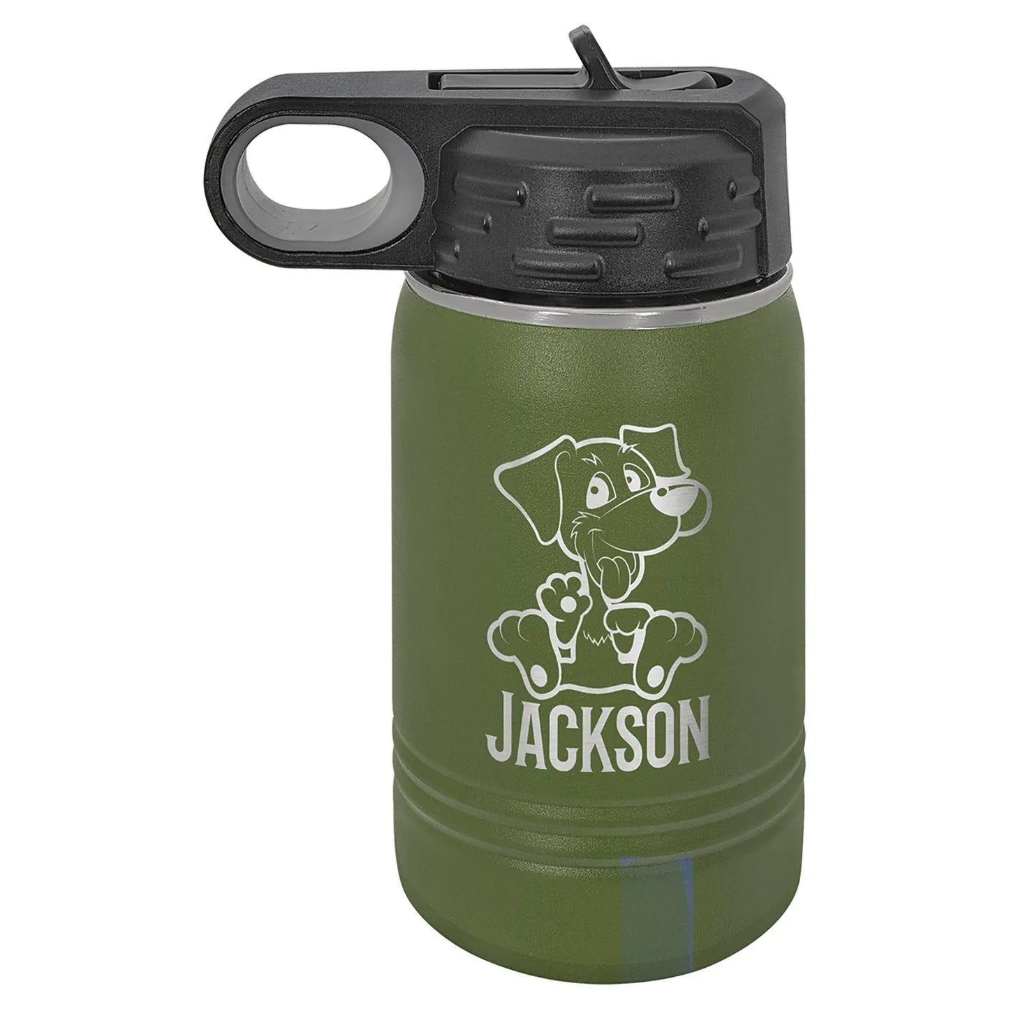 12 oz. Water Bottle - Stainless Steel - Custom - Smalltown Connetchin