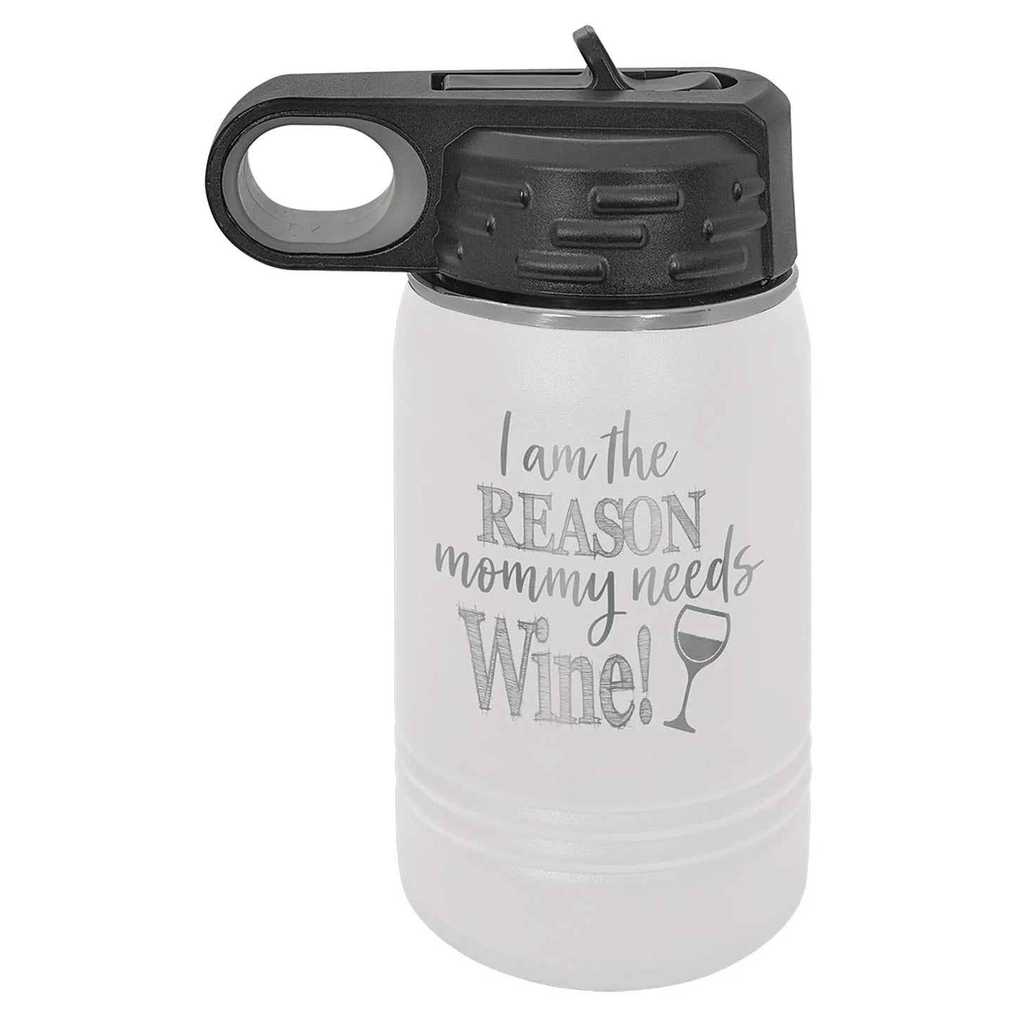 12 oz. Water Bottle - Stainless Steel - Custom - Smalltown Connetchin