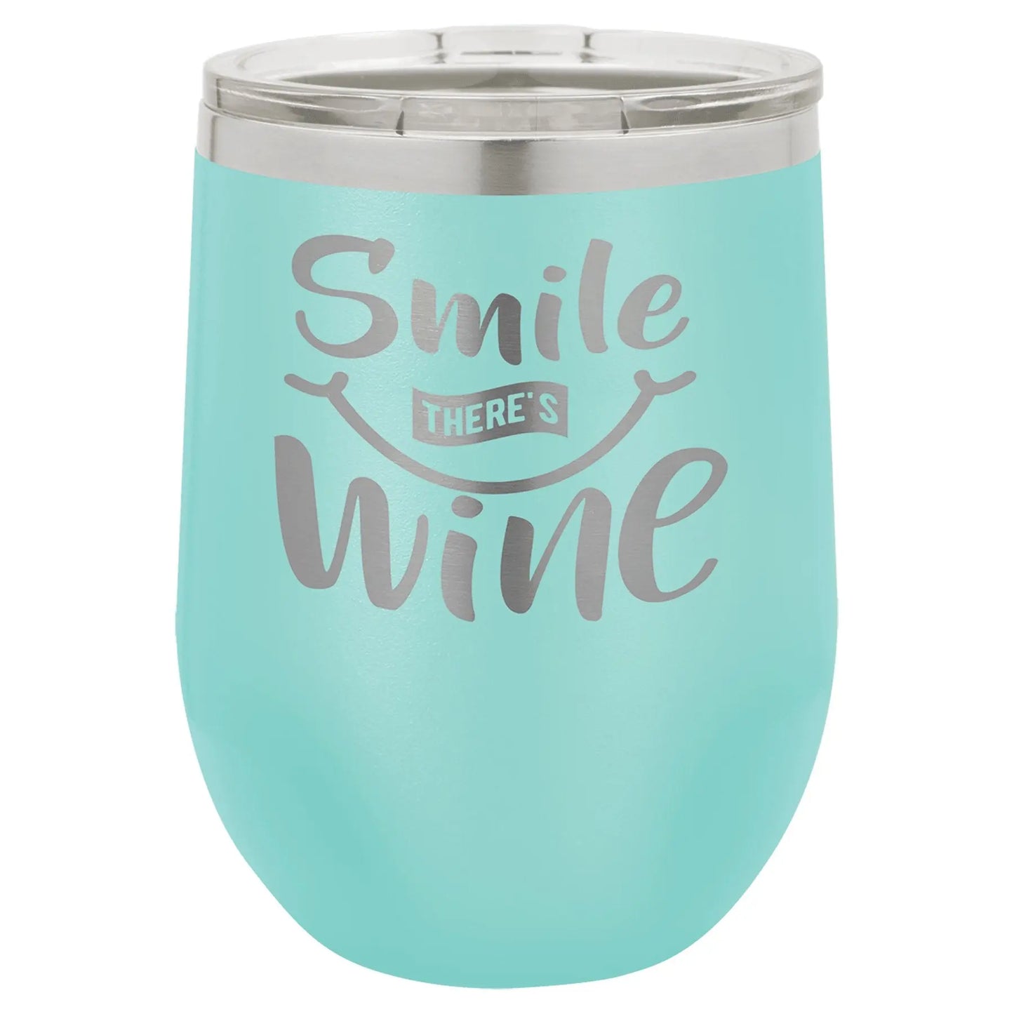 12 oz. Wine Tumbler - Stemless with Lid - Vacuum Insulated - Customized - Smalltown Connetchin