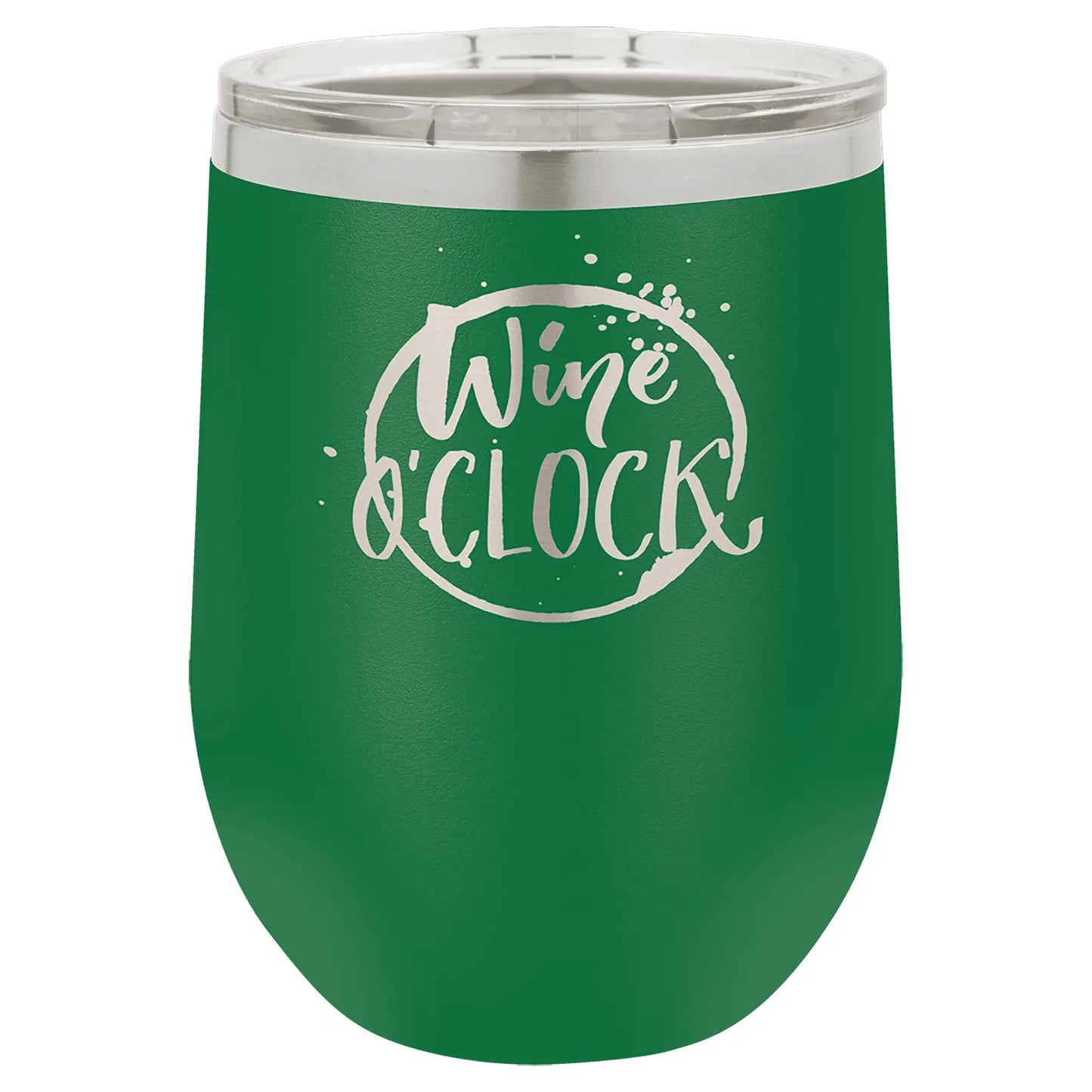 12 oz. Wine Tumbler - Stemless with Lid - Vacuum Insulated - Customized - Smalltown Connetchin