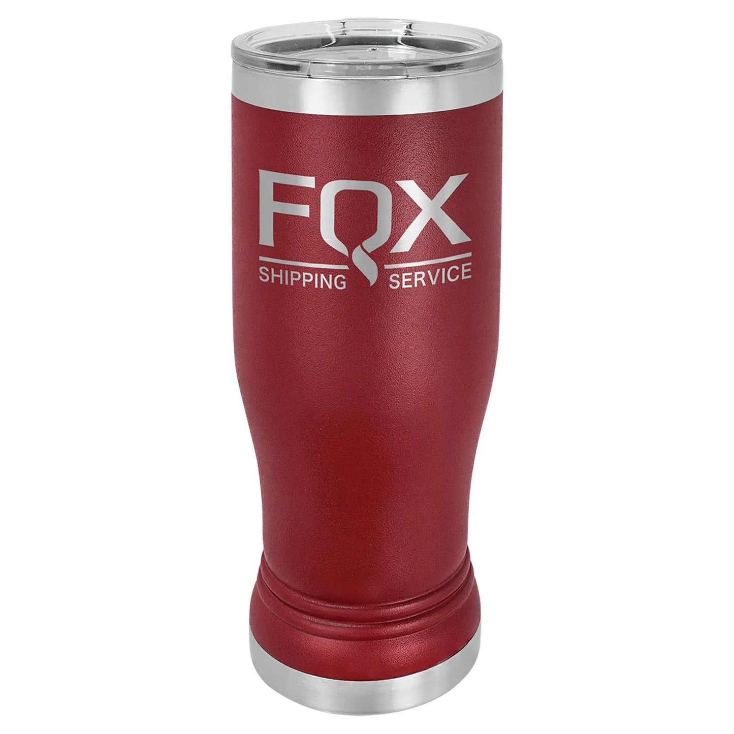 14 oz. Pilsner Tumbler with Clear Lid - Custom - Smalltown Connetchin