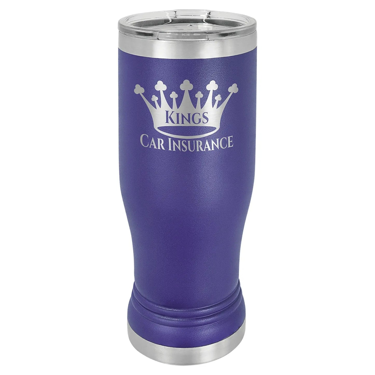 14 oz. Pilsner Tumbler with Clear Lid - Custom - Smalltown Connetchin