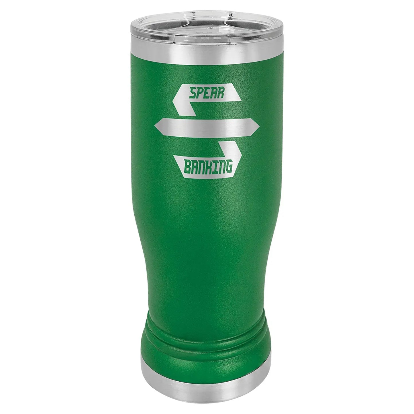 14 oz. Pilsner Tumbler with Clear Lid - Custom - Smalltown Connetchin
