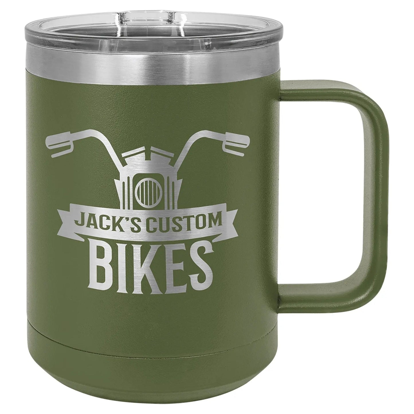 15 oz. Mug with Slider Lid - Vacuum Insulated - Custom - Smalltown Connetchin