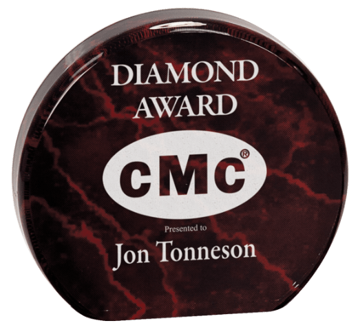 Acrylic Circle Award – Beveled Front