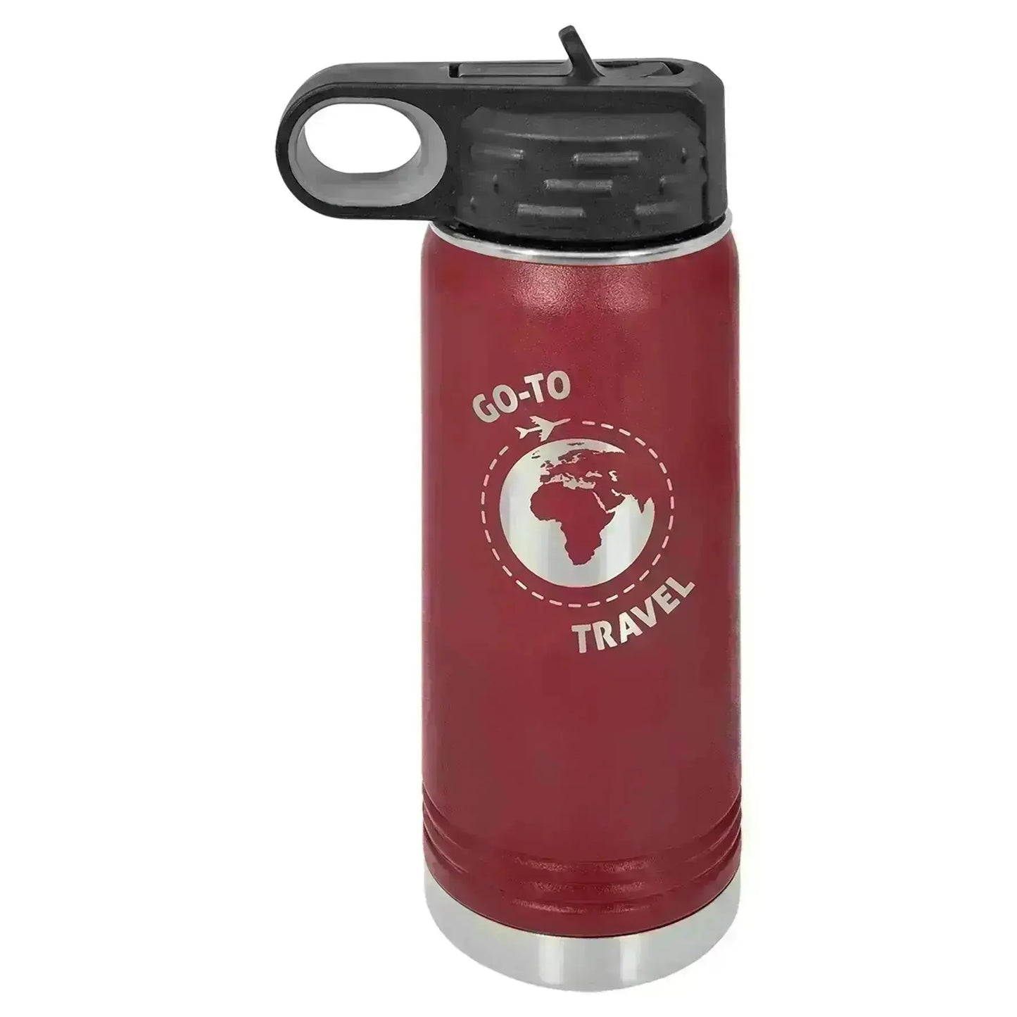 20 oz. Stainless Steel Water Bottle - Custom - Smalltown Connetchin