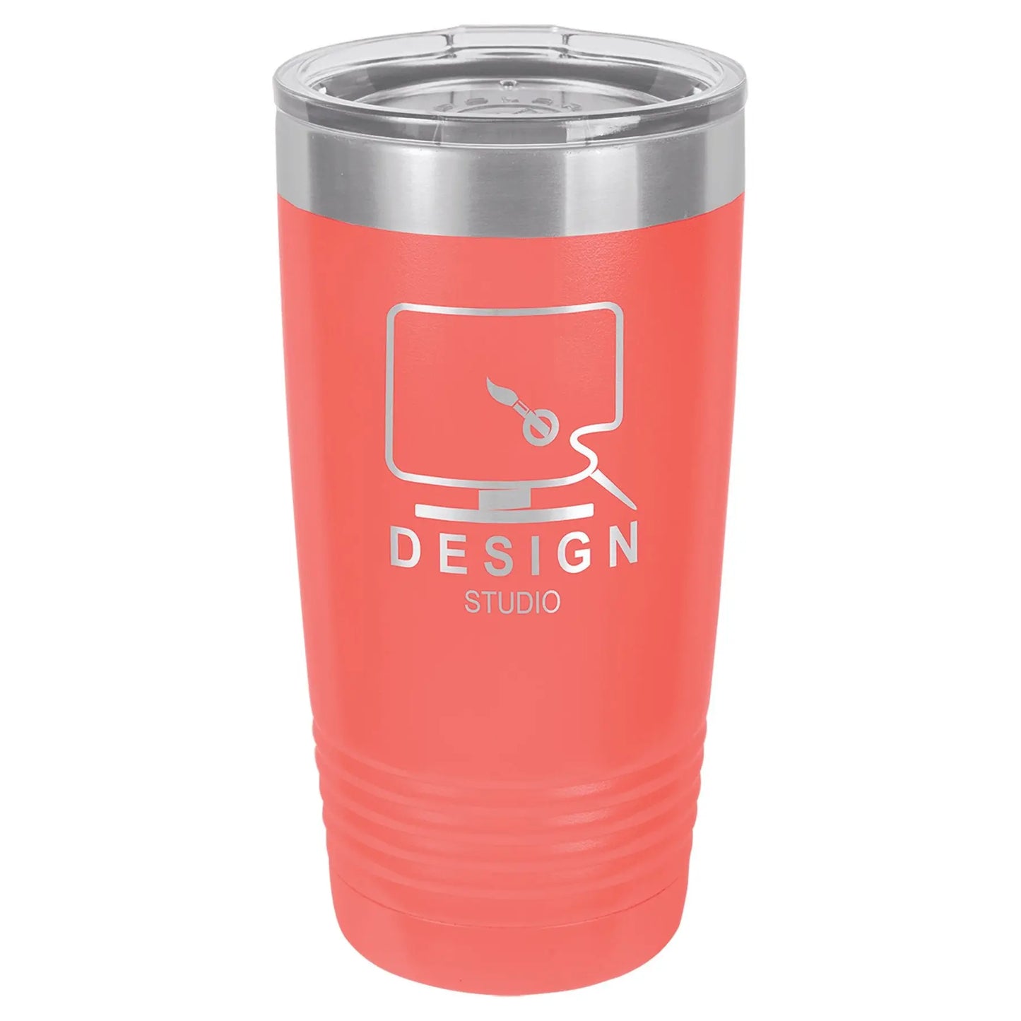 20 oz. Vacuum Insulated Ringneck Tumbler with Clear Lid - Custom - Smalltown Connetchin