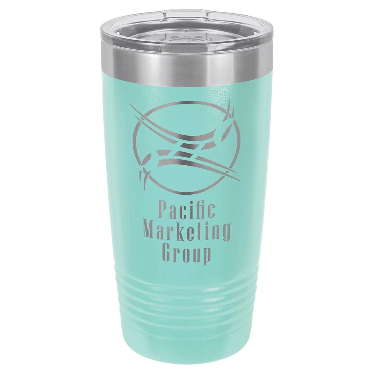 20 oz. Vacuum Insulated Ringneck Tumbler with Clear Lid - Custom - Smalltown Connetchin