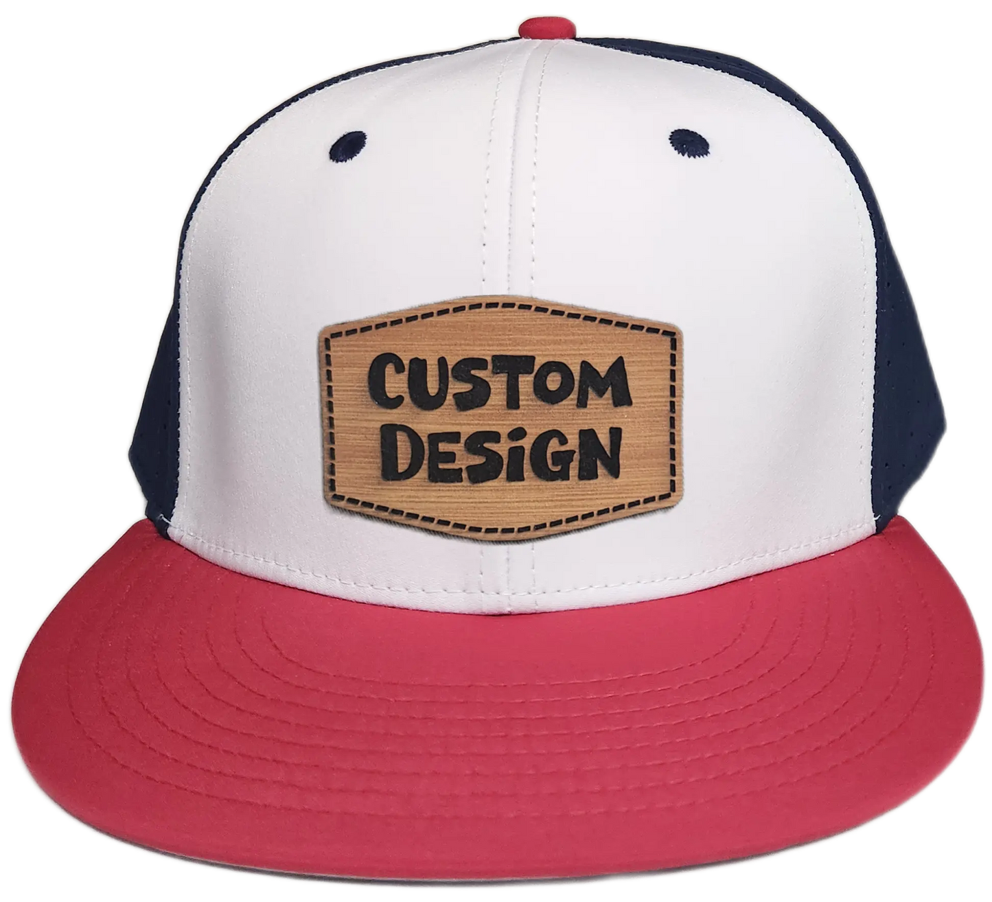 Custom Patch - EPS50 Fitted Baseball Cap - Large
