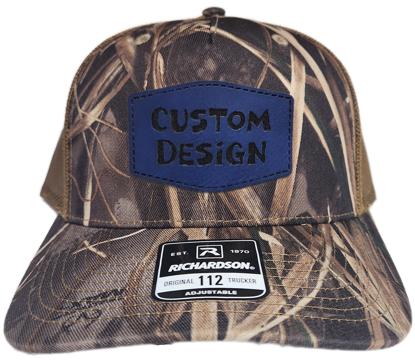 Custom Patch - Richardson 112PFP Printed Five Panel Snapback - REALTREE MAX-7/BUCK