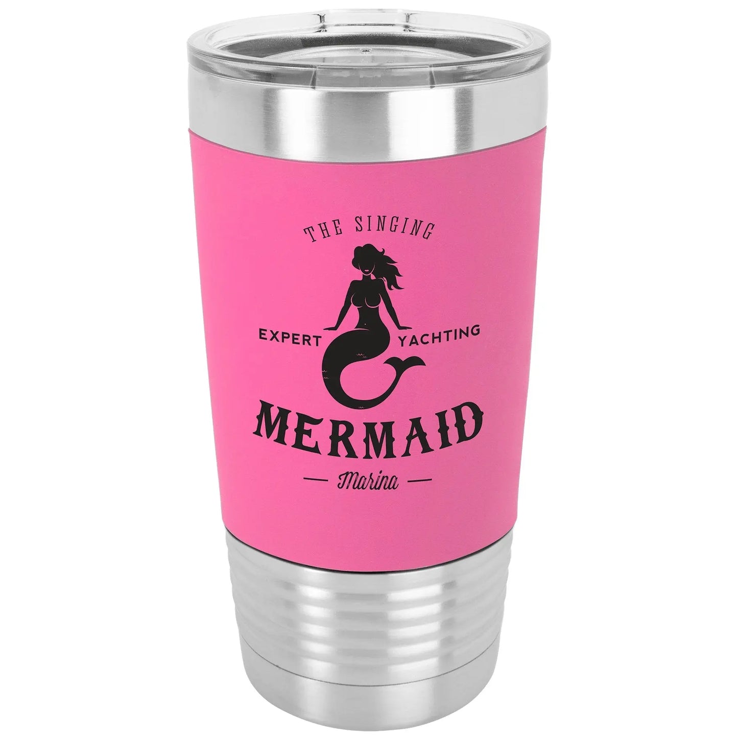 20oz Tumbler with Silicone Grip and Clear Lid - Custom - Smalltown Connetchin