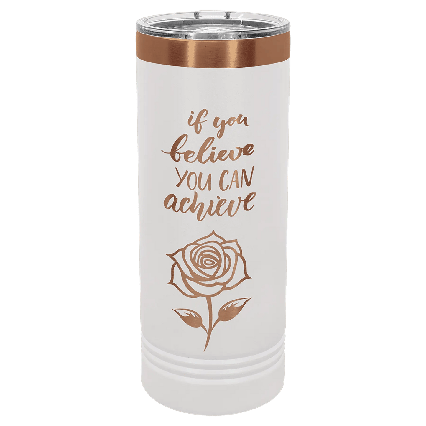 22 oz. Ion Plated Skinny Tumbler - Customized - Smalltown Connetchin