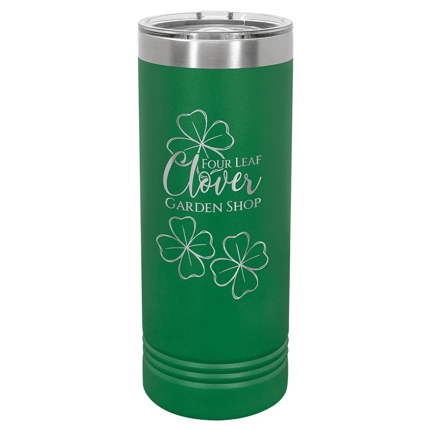 22 oz. Skinny Tumbler with Slider Lid - Custom - Smalltown Connetchin