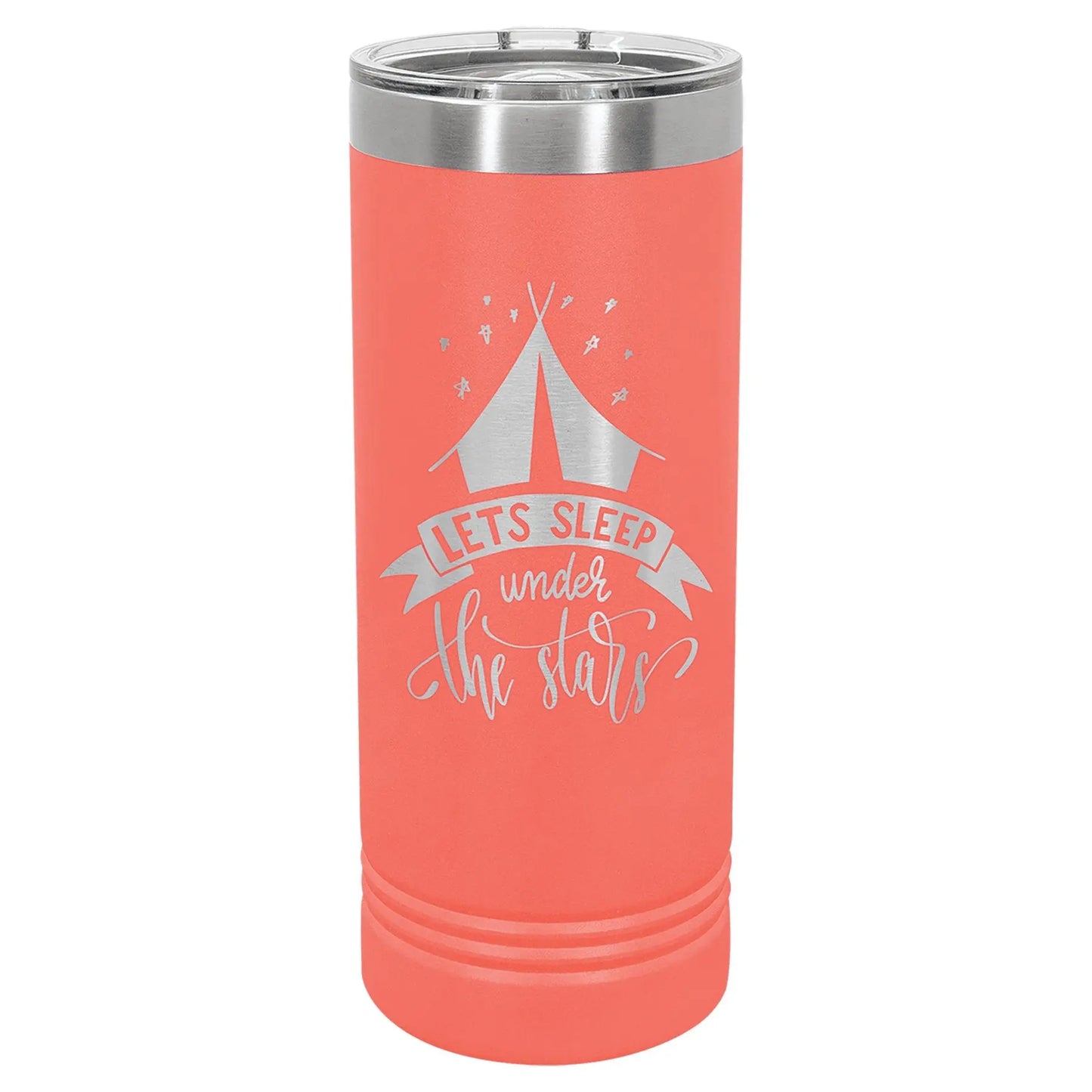 22 oz. Skinny Tumbler with Slider Lid - Custom - Smalltown Connetchin