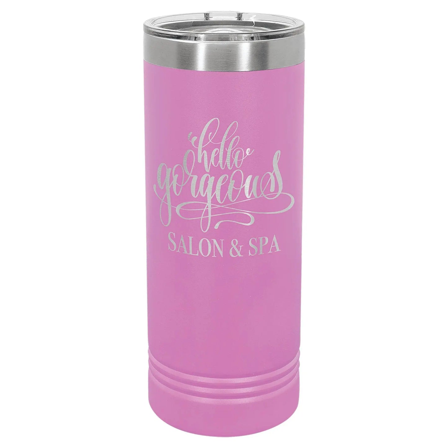 22 oz. Skinny Tumbler with Slider Lid - Custom - Smalltown Connetchin