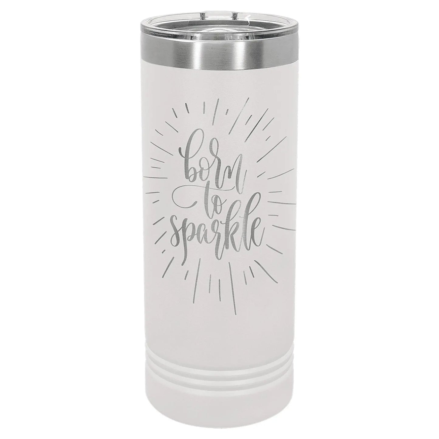 22 oz. Skinny Tumbler with Slider Lid - Custom - Smalltown Connetchin