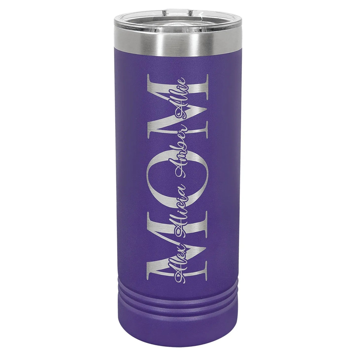 22 oz. Skinny Tumbler with Slider Lid - Custom - Smalltown Connetchin