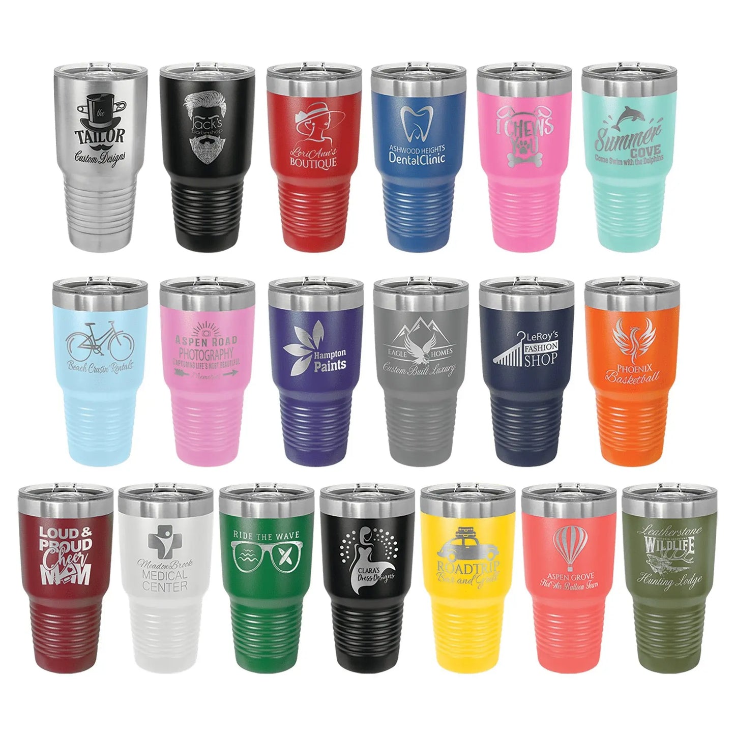 30 oz. Insulated Ringneck Tumbler with Slider Lid - Custom - Smalltown Connetchin