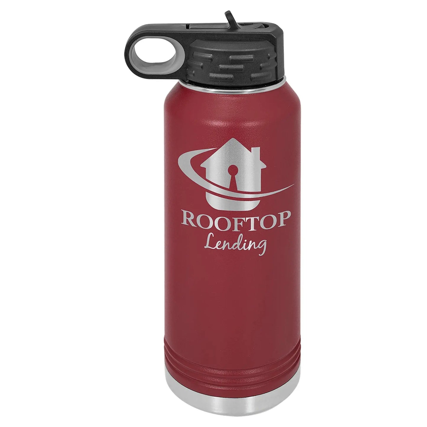 32 oz. Stainless Steel Water Bottle - Custom - Smalltown Connetchin