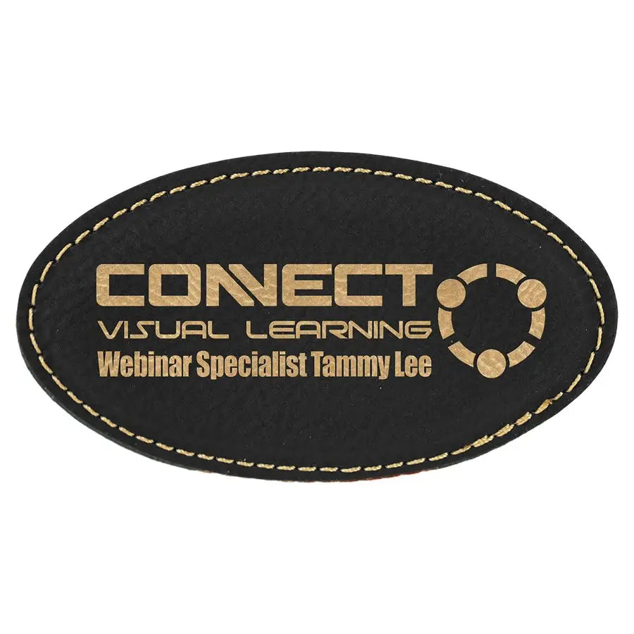 Leatherette Badge Blank with Magnet - Custom JDS