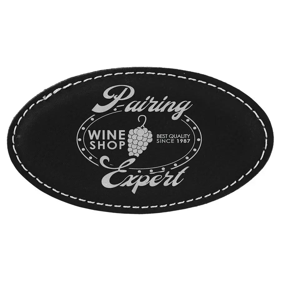 Leatherette Badge Blank with Magnet - Custom JDS