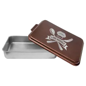 Cake pan with lid