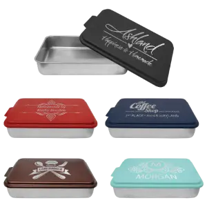 Cake pan with lid