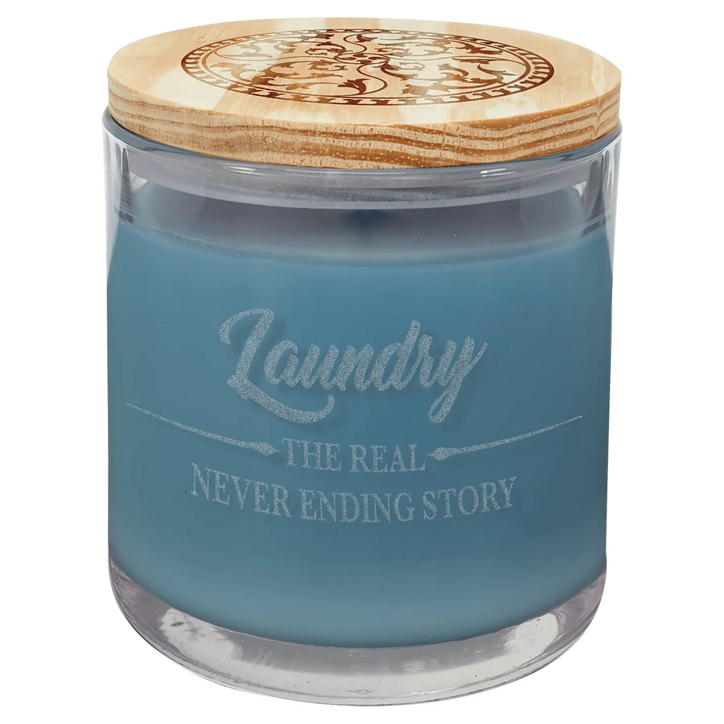 Candle in a Jar with Wood Lid - 14 oz. - Custom JDS Industries