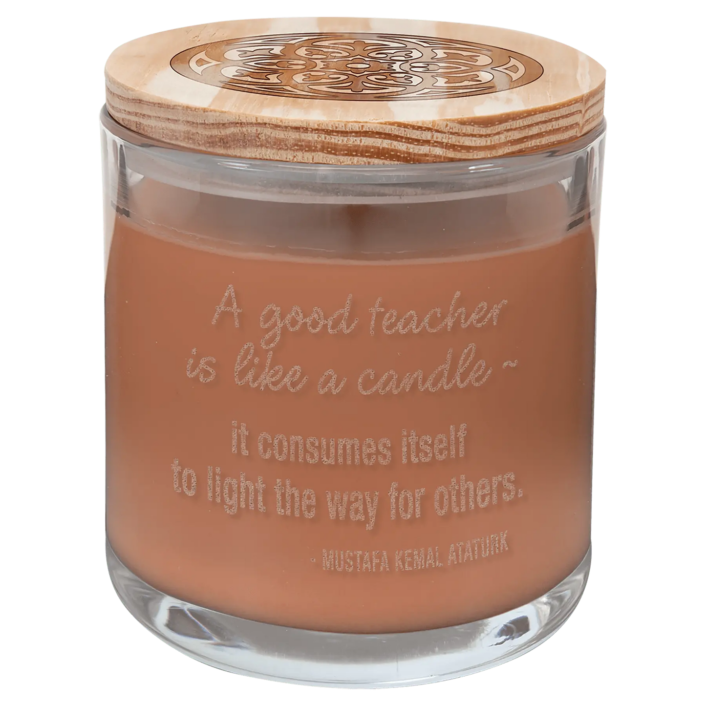 Candle in a Jar with Wood Lid - 14 oz. - Custom JDS Industries
