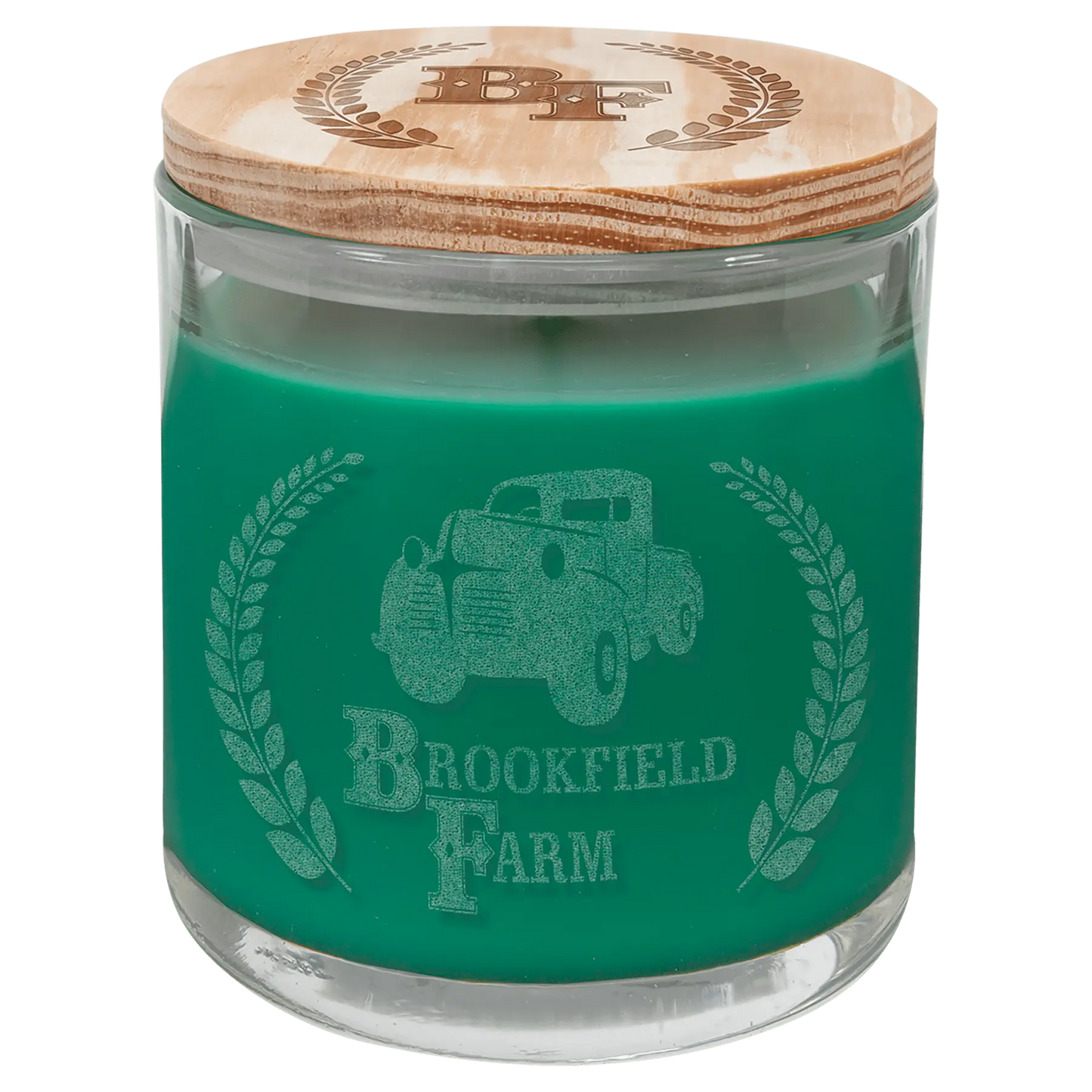 Candle in a Jar with Wood Lid - 14 oz. - Custom JDS Industries