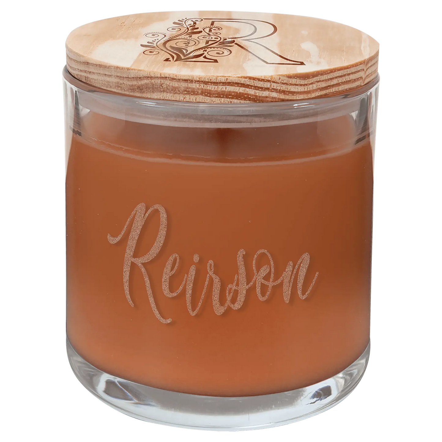 Candle in a Jar with Wood Lid - 14 oz. - Custom JDS Industries