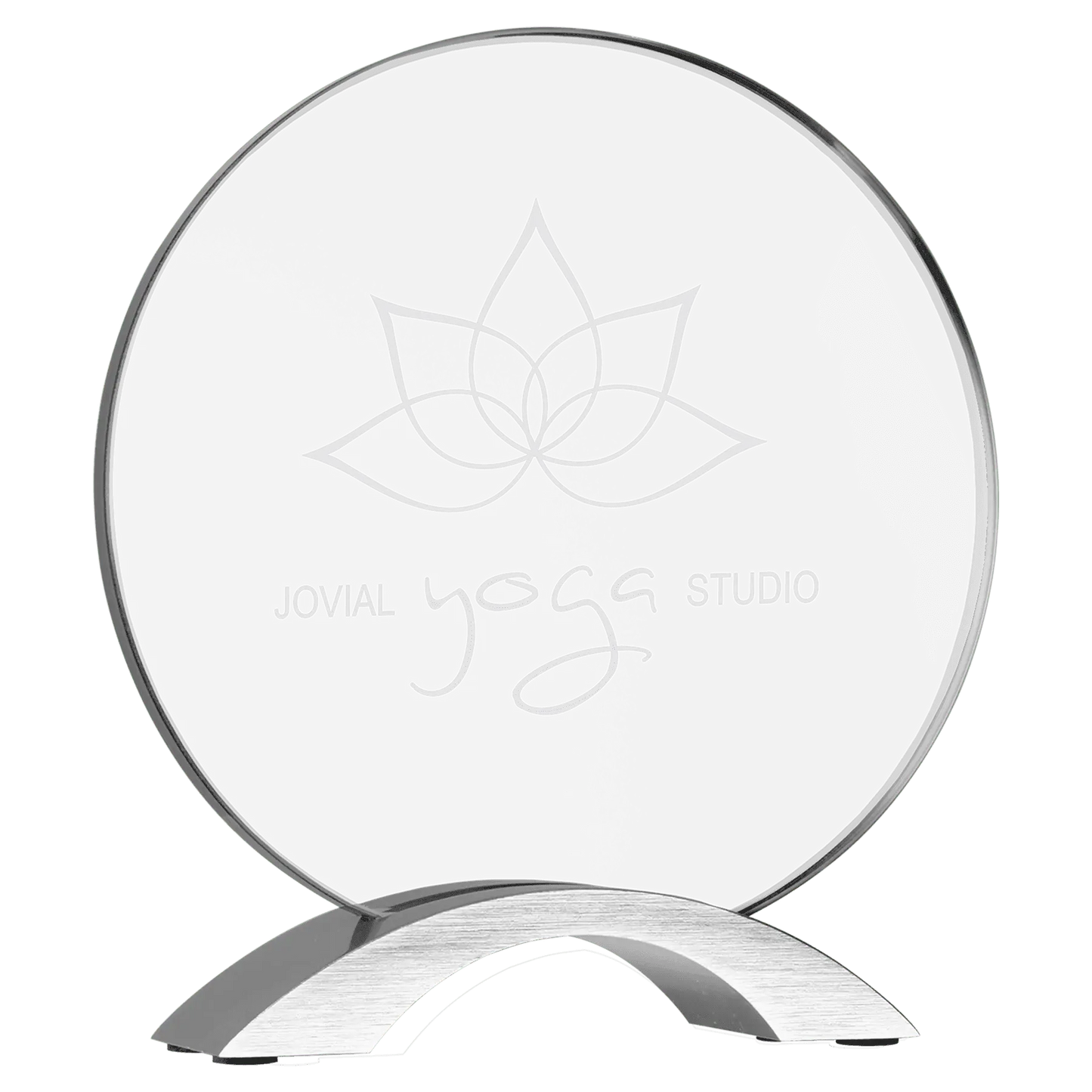 Cosmic Acrylic Award with Silver Base - Custom JDS