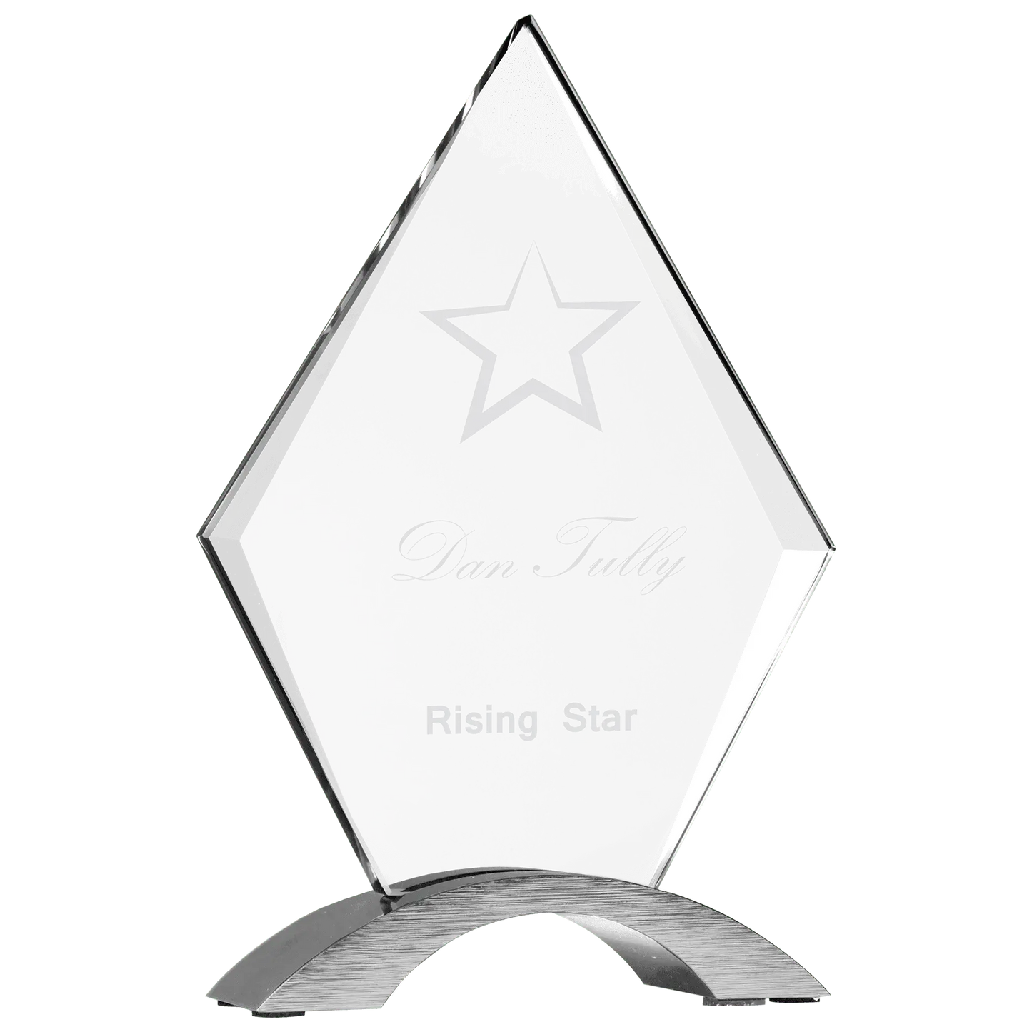 Cosmic Acrylic Award with Silver Base - Custom JDS