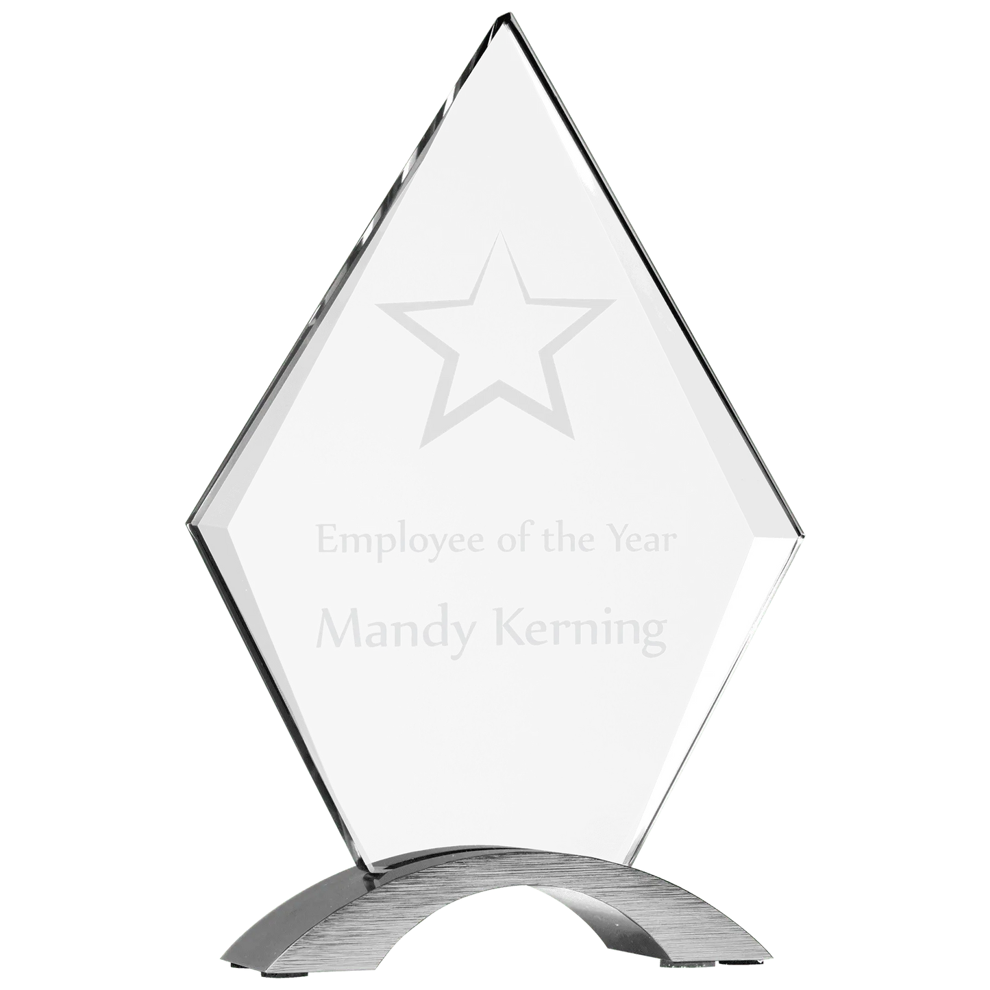 Cosmic Acrylic Award with Silver Base - Custom JDS