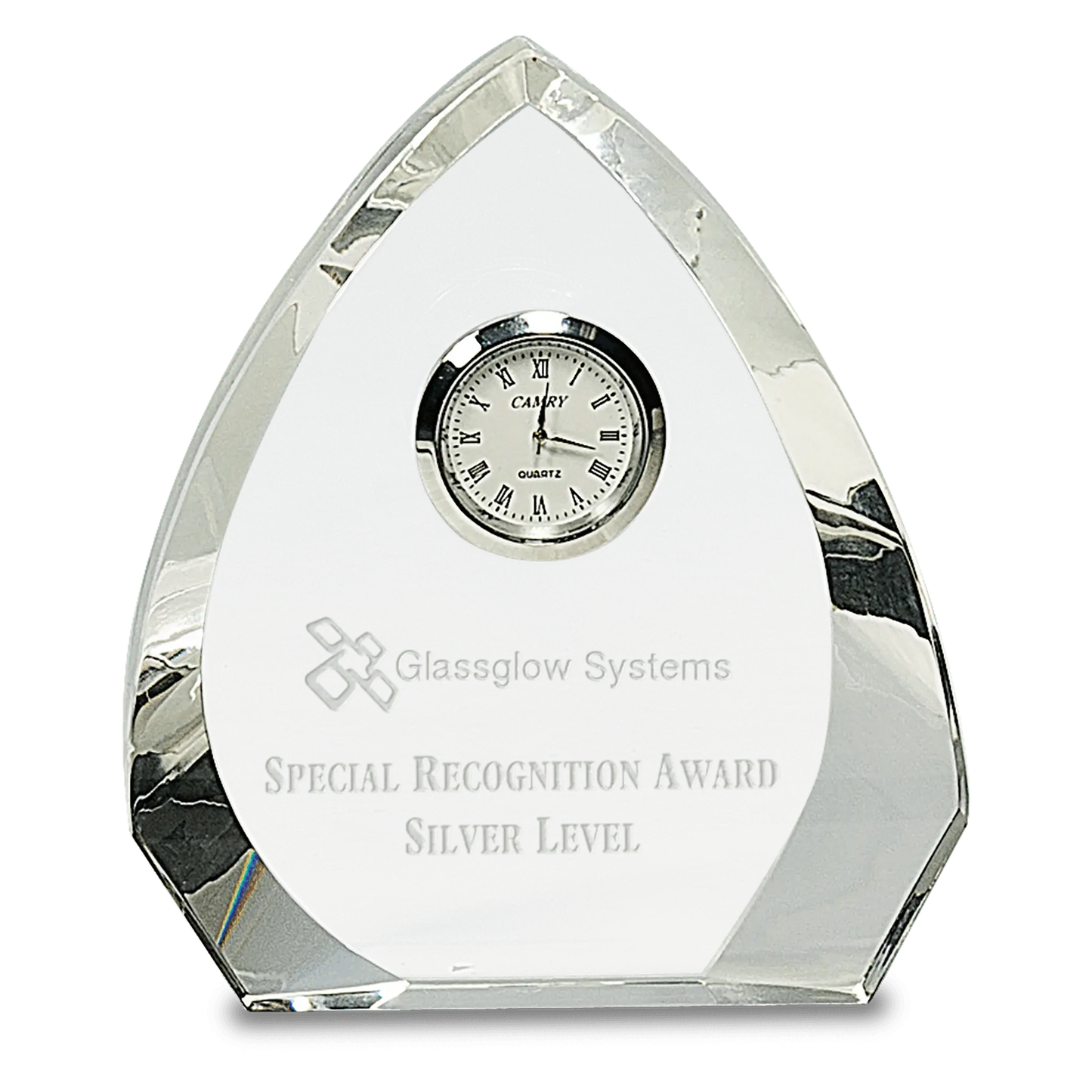 Clear Crystal with Clock JDS