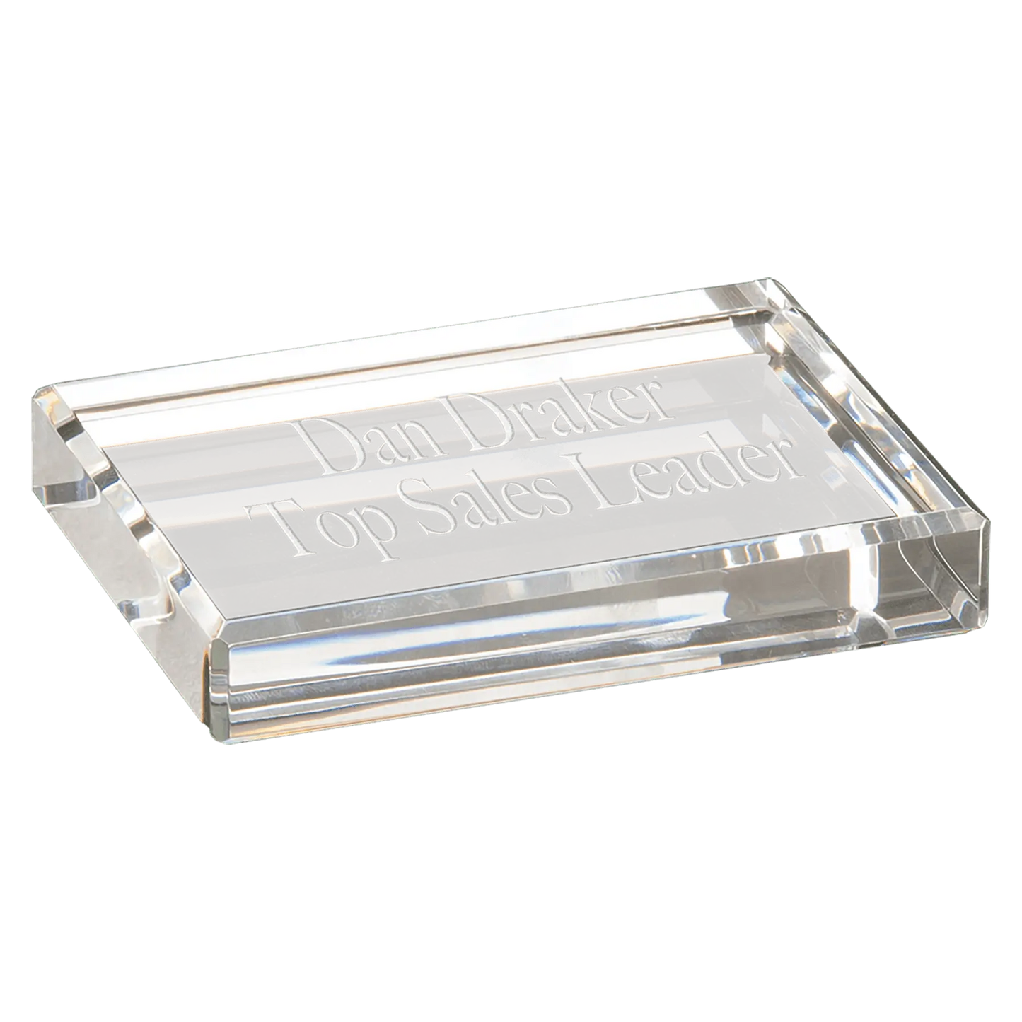 Crystal Paperweight JDS