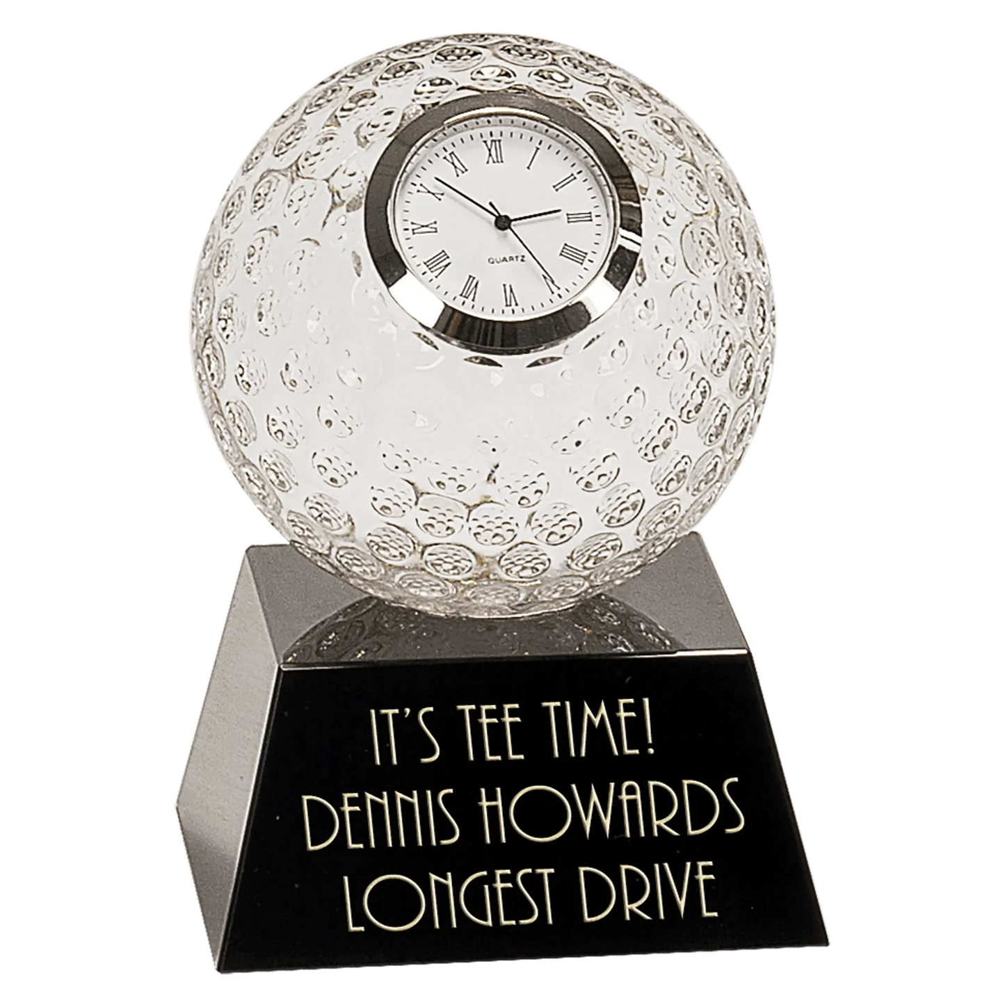 Clear Crystal with Clock JDS
