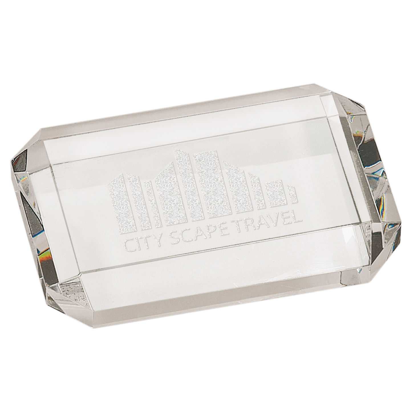 Crystal Paperweight JDS
