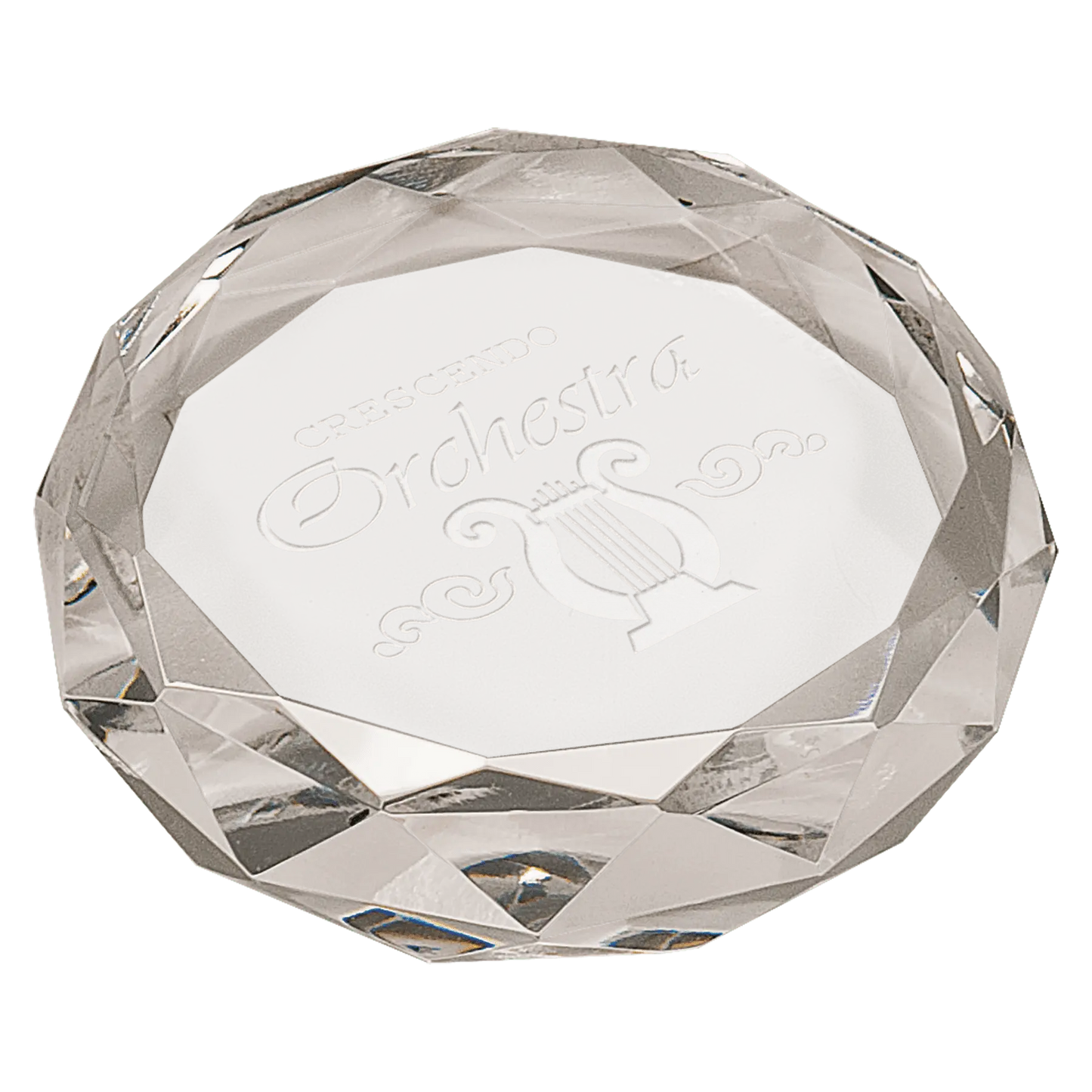 Crystal Paperweight JDS