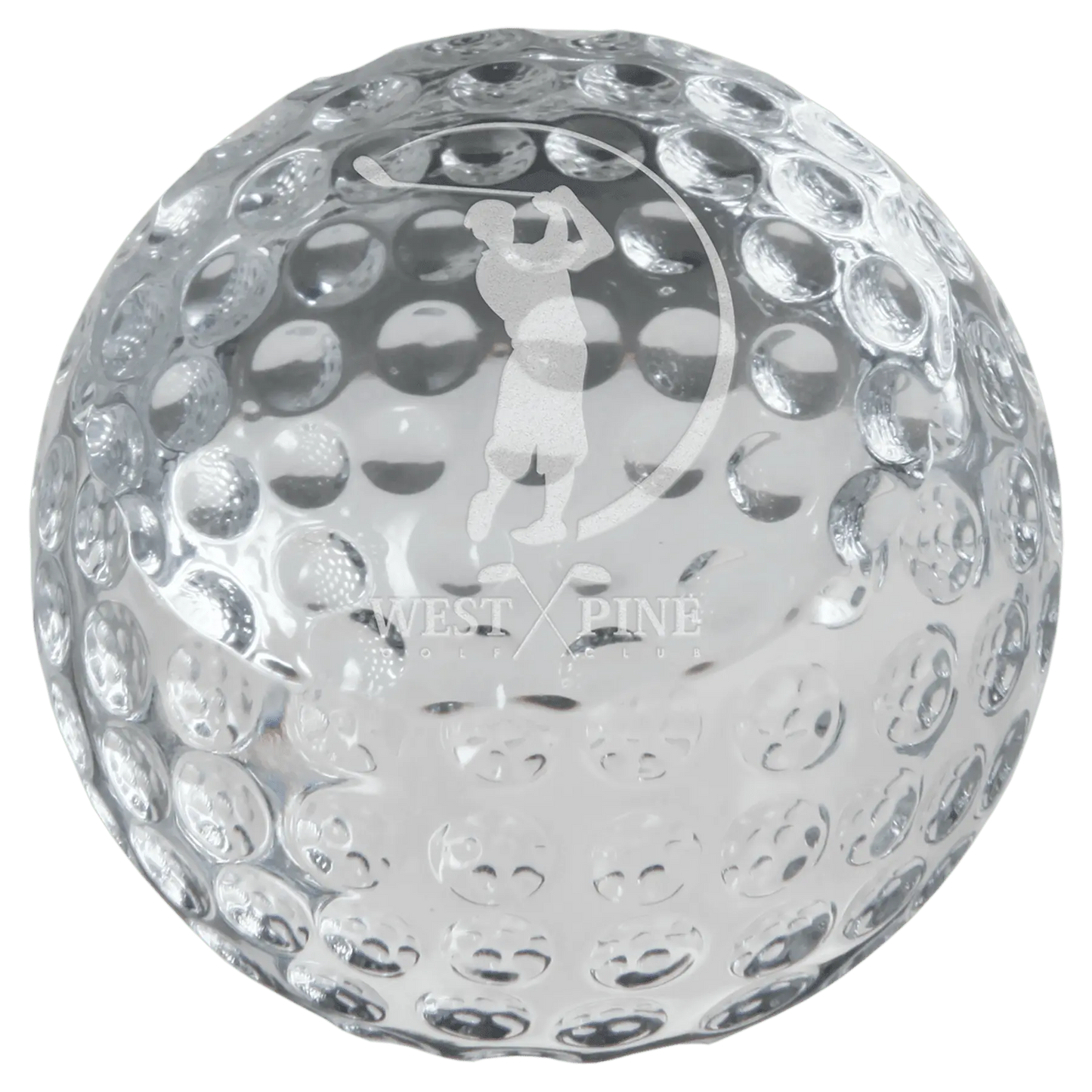 Crystal Paperweight JDS