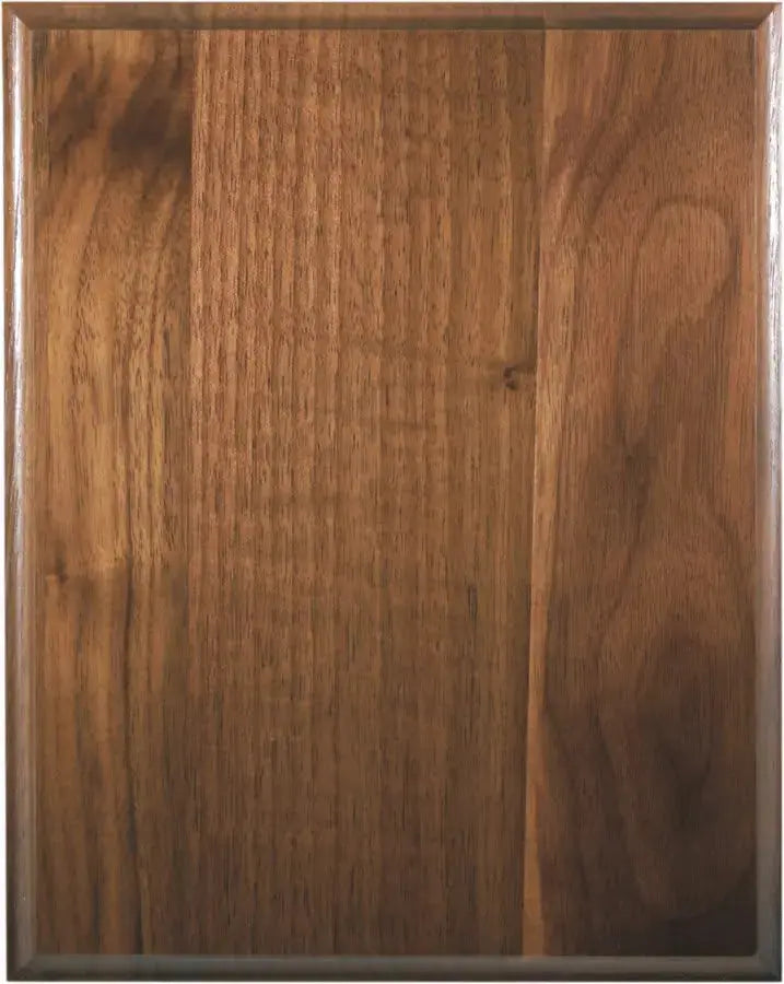 Cove Edge Genuine Walnut Plaque with Marble Acrylic Plate Smalltown Connetchin