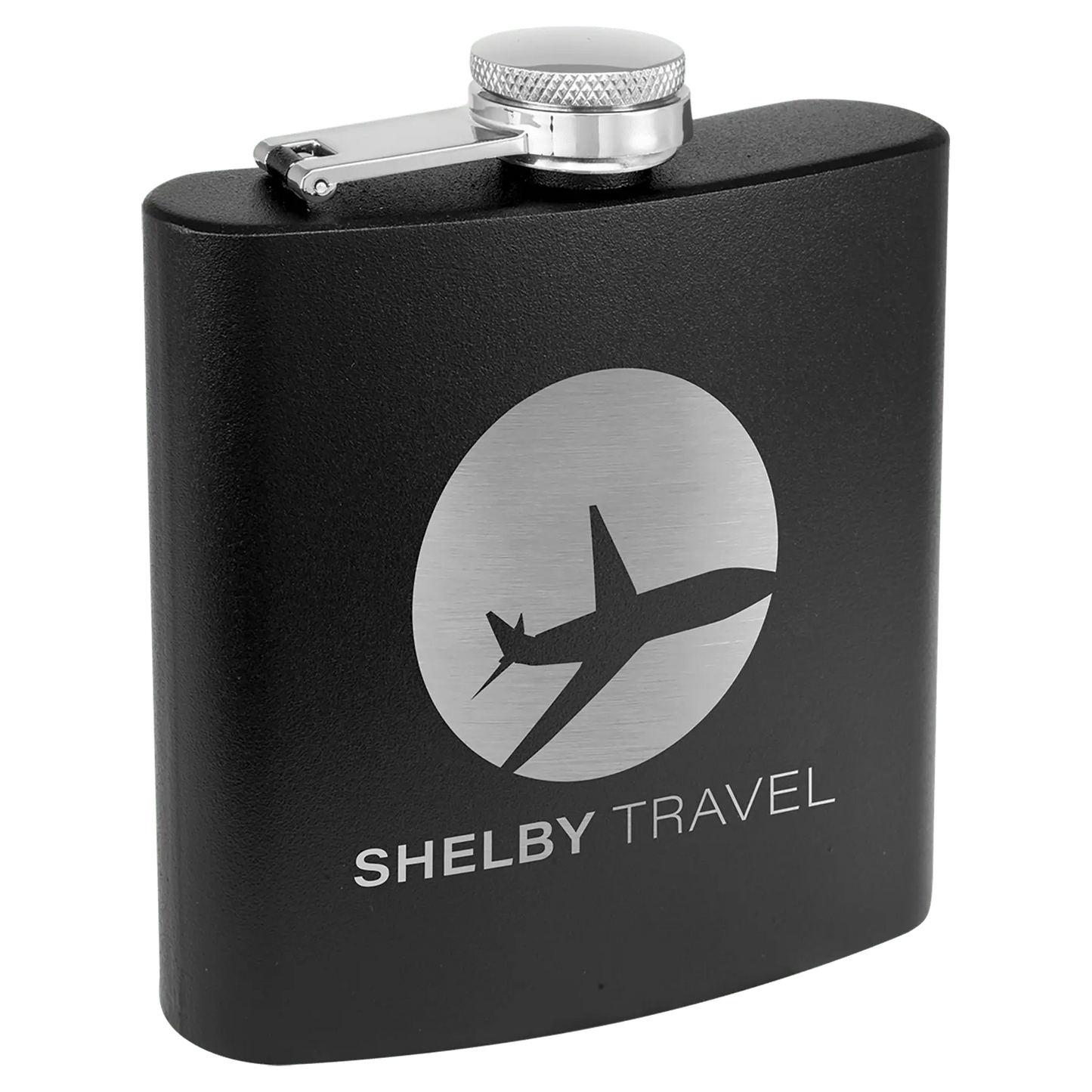 Powder Coated Stainless Steel Flask 6 oz. JDS