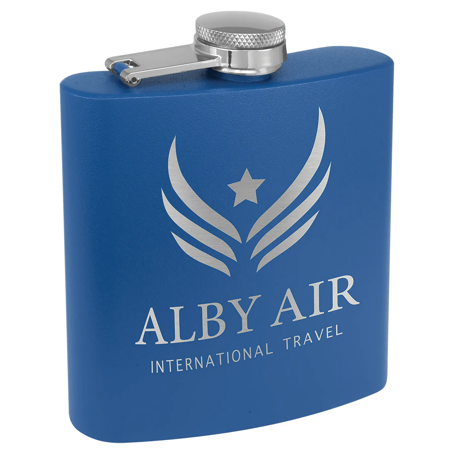 Powder Coated Stainless Steel Flask 6 oz. JDS