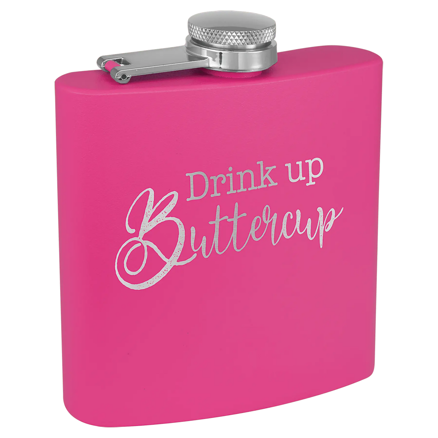 Powder Coated Stainless Steel Flask 6 oz. JDS