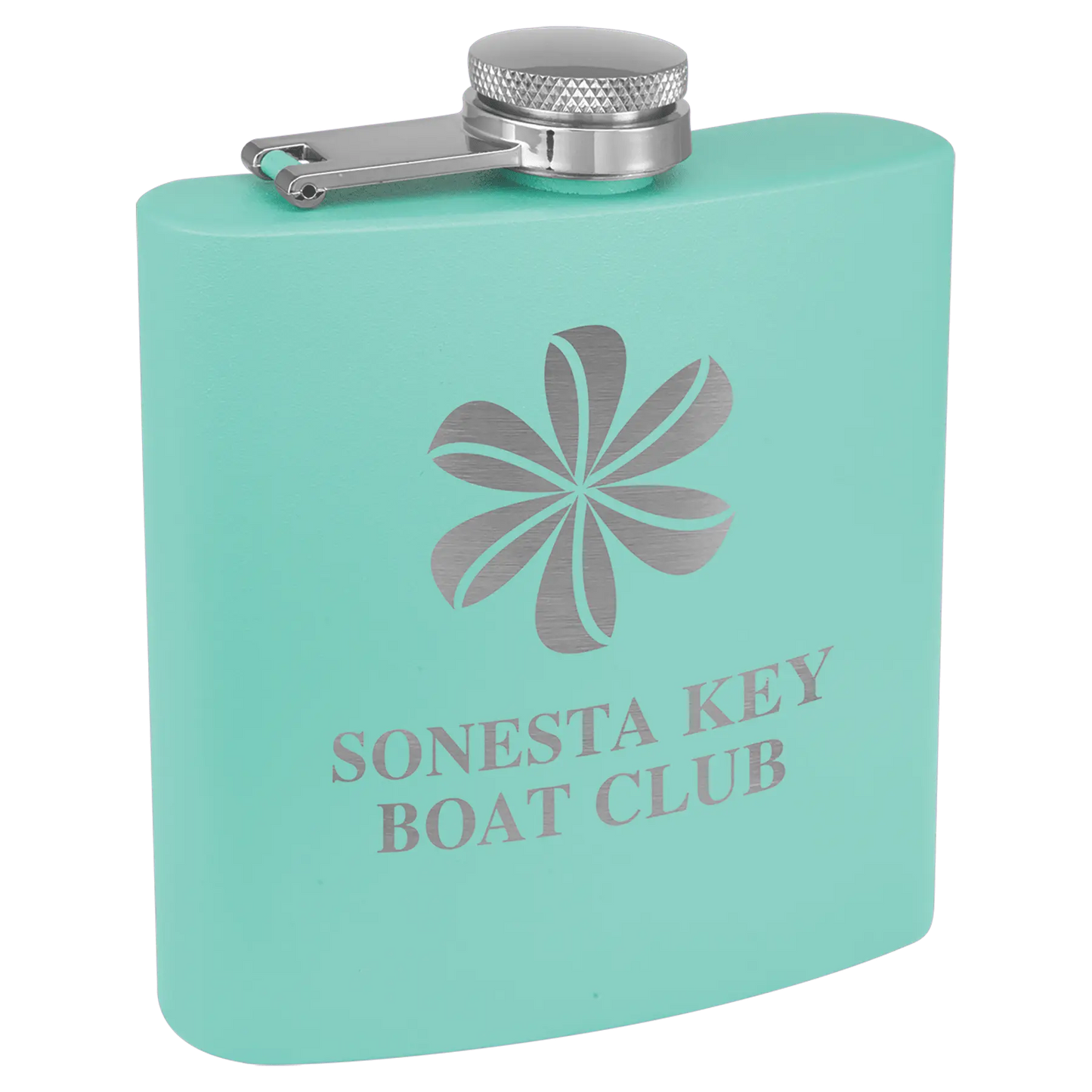 Powder Coated Stainless Steel Flask 6 oz. JDS