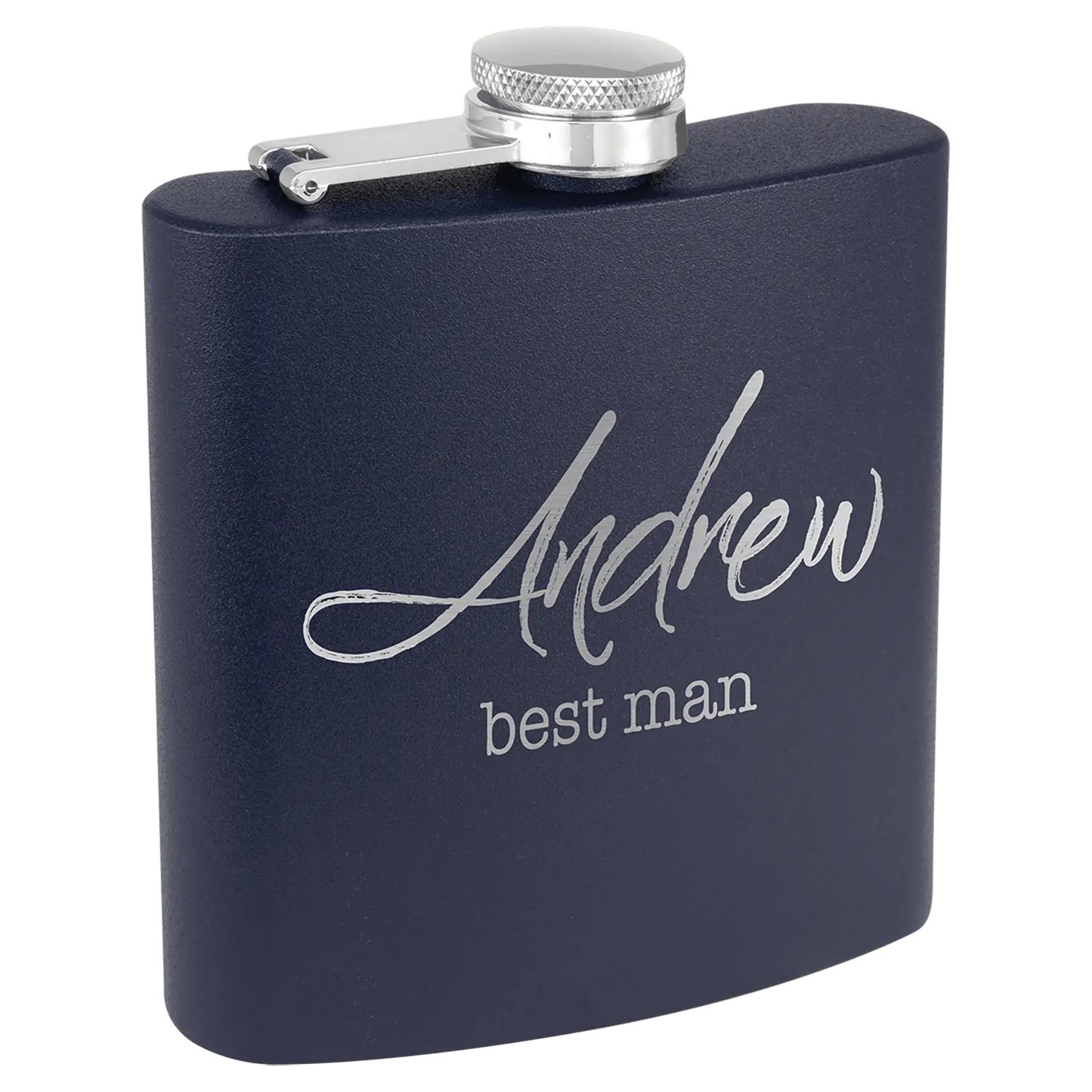 Powder Coated Stainless Steel Flask 6 oz. JDS