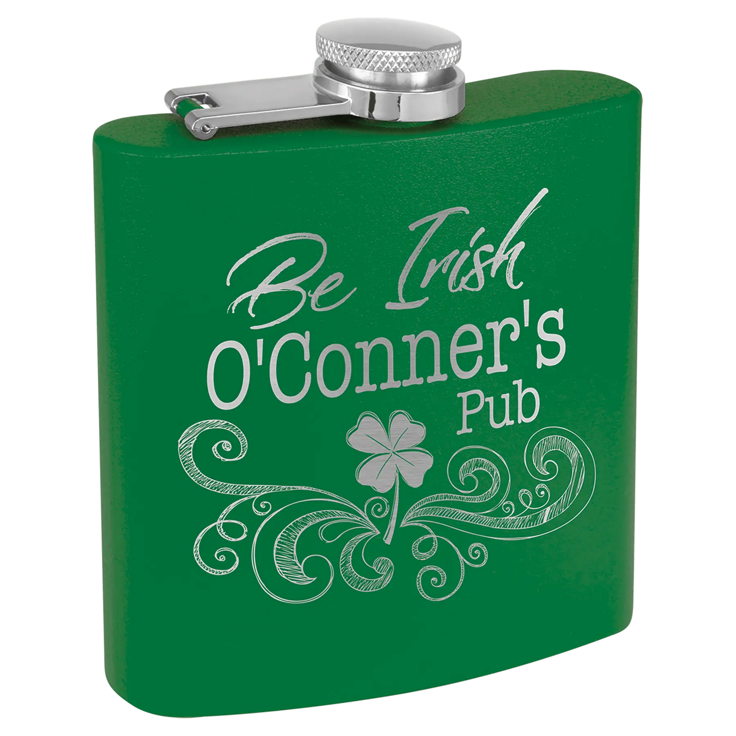 Powder Coated Stainless Steel Flask 6 oz. JDS