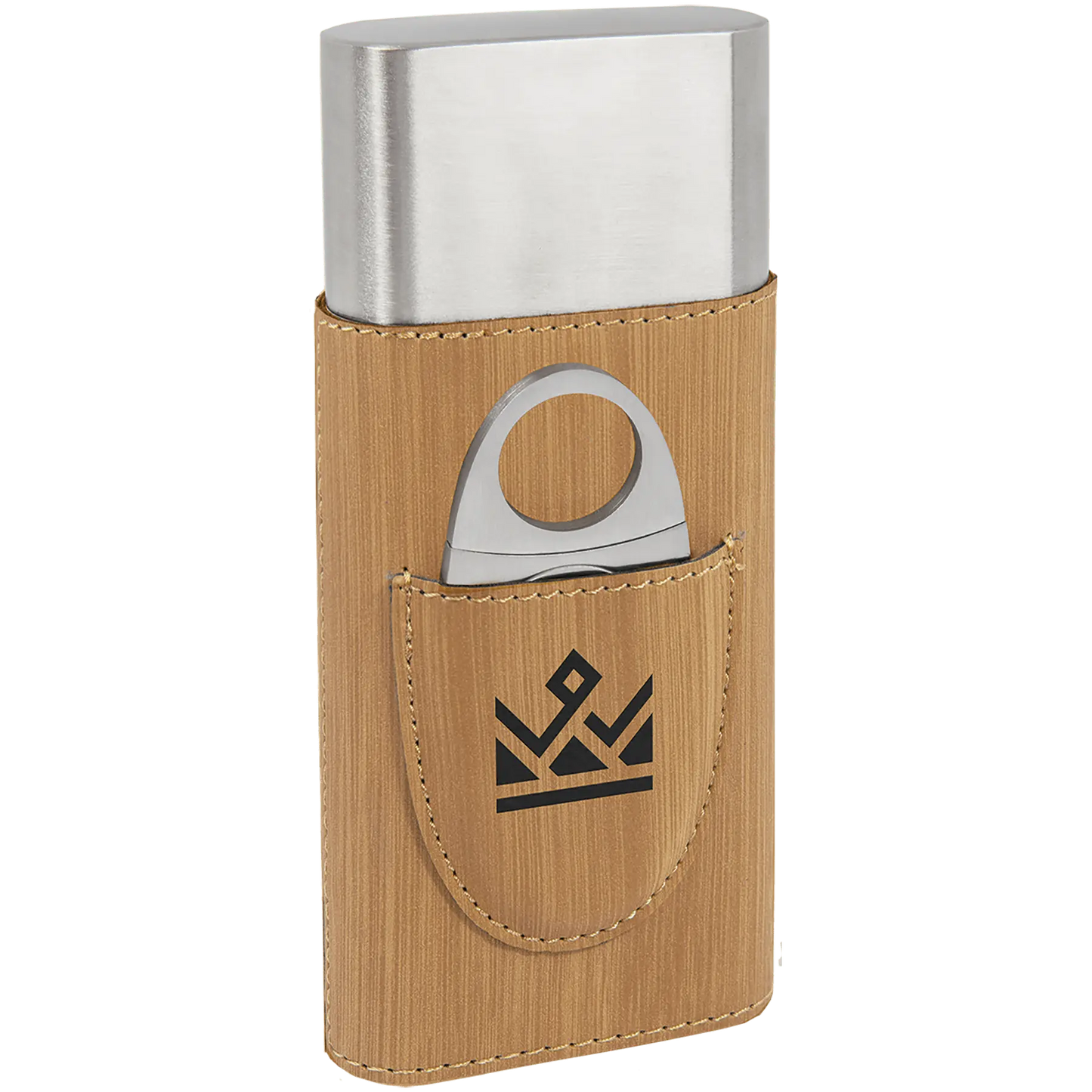 Cigar Case with Cutter - Custom Leatherette JDS