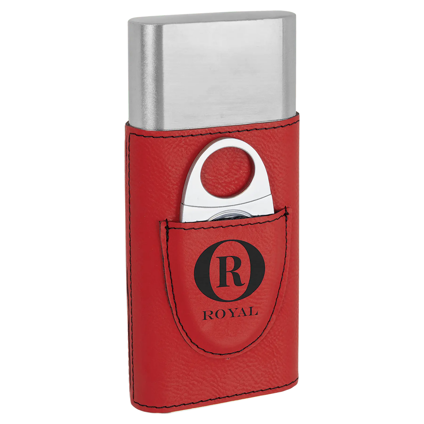 Cigar Case with Cutter - Custom Leatherette JDS